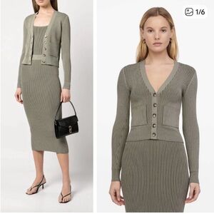 Anine Bing SET- Layla cardigan and Julian Skirt